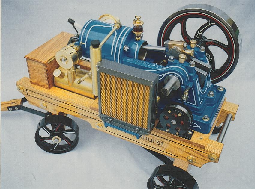 Stuart Turner Sandhurst Engine A Stuart Turner Sandhurst engine built and modified by Jerry.