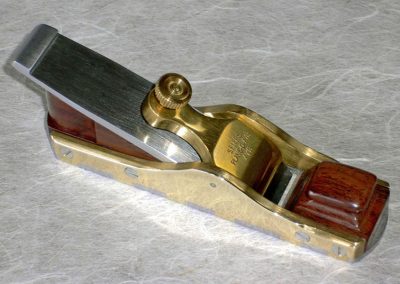 John’s tiny Spiers miter plane with dovetailed sole plate.