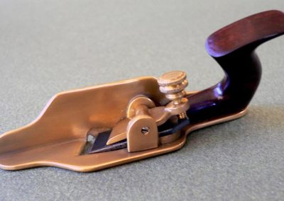 A scale model Lancashire pattern miter plane.