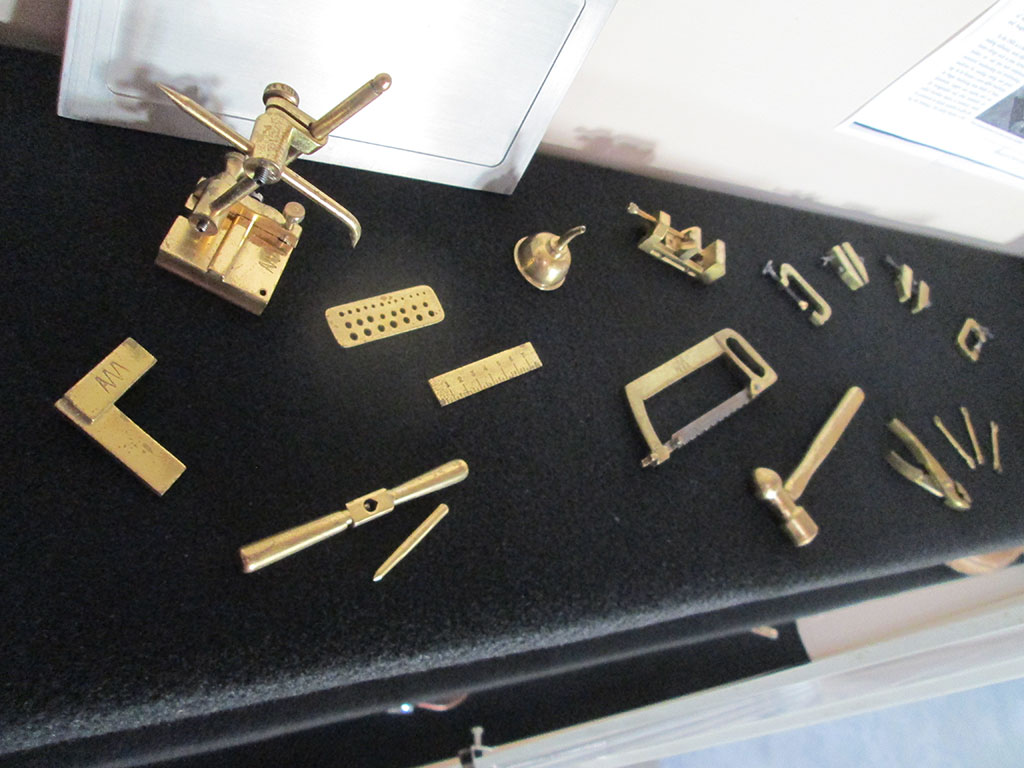 Miniature Machinist’s Tools A sampling of miniature machinist's tools.