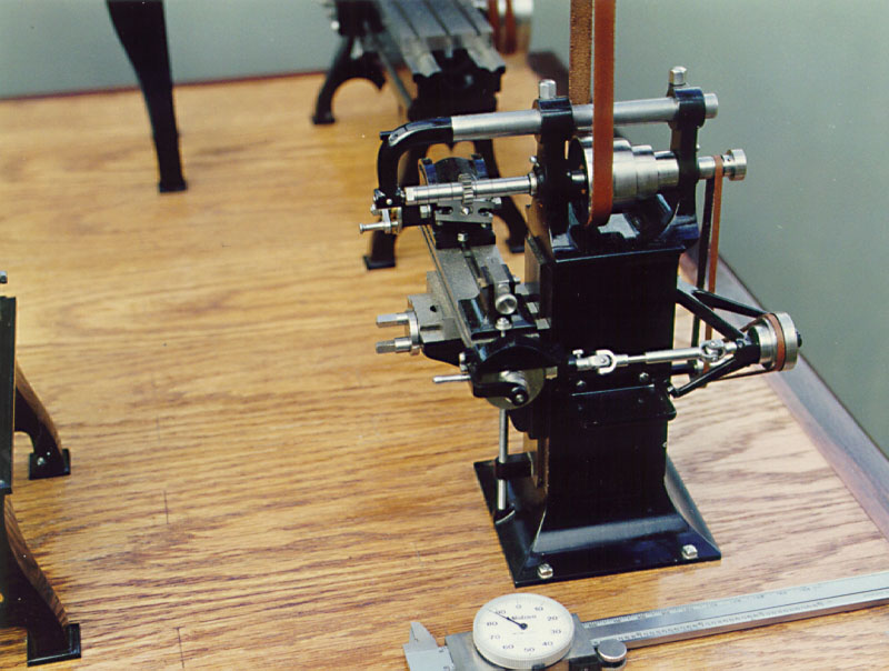 1/6 Scale Brown & Sharpe Horizontal Mill The scale Brown & Sharpe mill is installed on the shop floor.