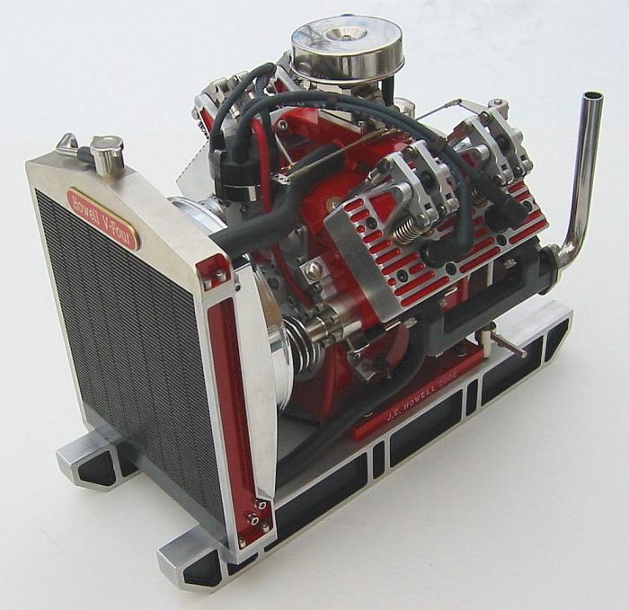Howell V-4 Jerry’s namesake Howell V-4 engine.