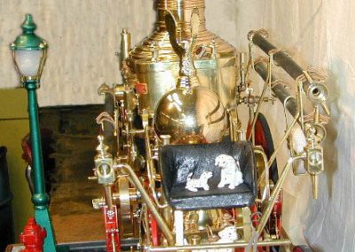 A detail of the American LaFrance engine.