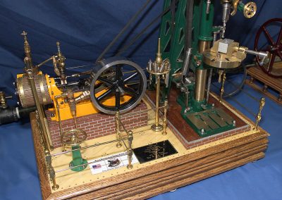 Clif's 1/4 scale Camelback drill press.