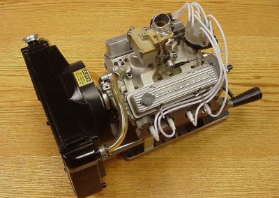 An alternate view of Lee's V-8 engine.
