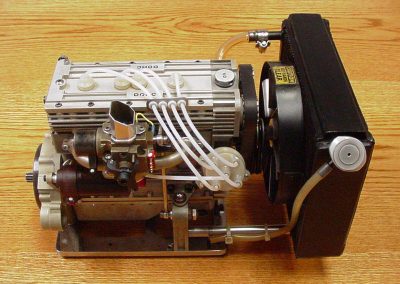 The “Root Special,” a dual overhead cam (DOHC), 4-cylinder engine.