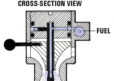Another drawing of the carburetor.