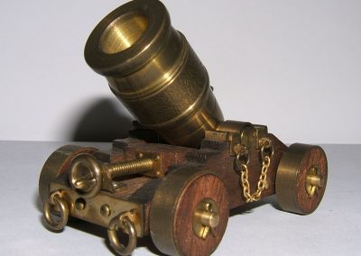 Guillermo's miniature mortar from El Morro.