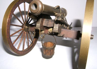 The front end of the Jackson Memorial cannon.