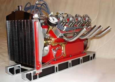 Dave Sage’s Howell V-8 engine.