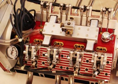 Dave Sage’s Howell V-8 engine.