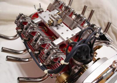 Dave Sage’s Howell V-8 engine.