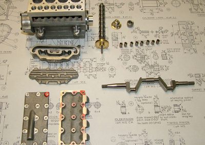 The Seal engine block and manifolds coming along.