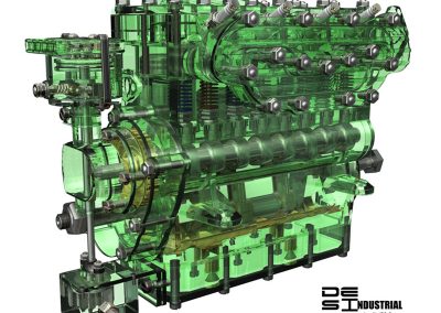 Charlie Tomalesky’s digital engine continued to gain detail.
