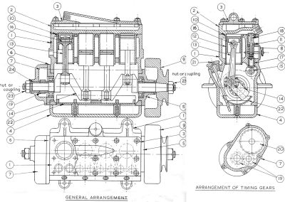 One of the early Seal engine cross-section diagrams that was used.