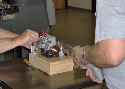 Scott Wolf captured the first firing of the engine.