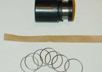 Ron's piston rings and a fixture.