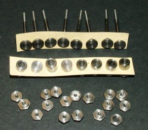 Valves and Valve Parts Pam’s valves and valve parts ready for installation.