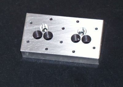 The bottom side of the head.