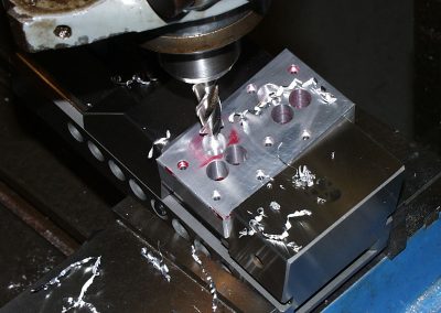 Another angle of the ball end mill work.