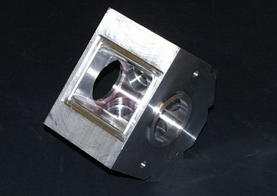 The bottom of the block as of late November shows access to the crankcase.