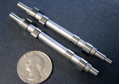 The finished camshaft pair.