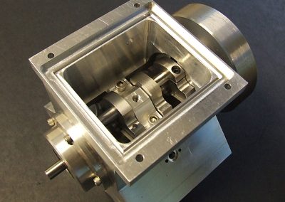 Finally, the crank was installed in the block for testing