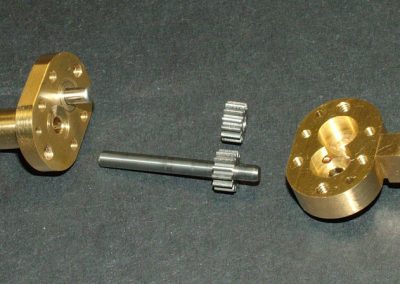 Tom finished the components of the oil pump.
