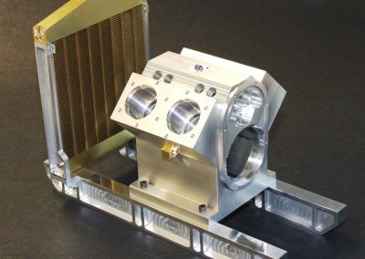Howell V-4 progress with radiator.