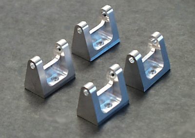 The finished rocker arm brackets.