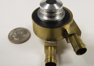 The water pump was soldered and assembled.