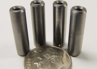Tom also turned these four wrist pins.