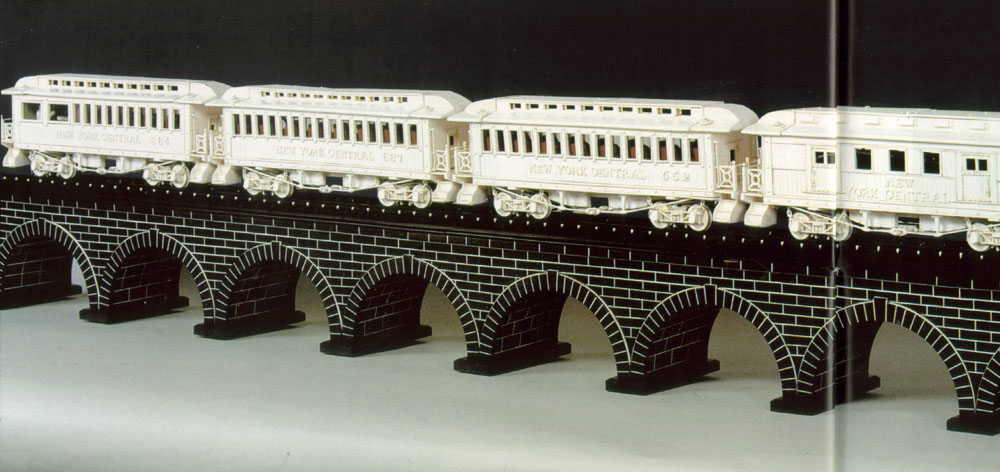 Empire State Express Locomotive The 8-foot long Empire State Express was carved from ivory