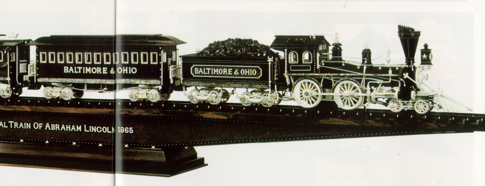 Lincoln Funeral Train The front end of the Lincoln Funeral Train.