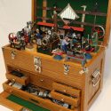 Donald Riley's animated music box entitled, Tool Box. 
