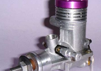 This Lee .35 engine is seen from the front left side.