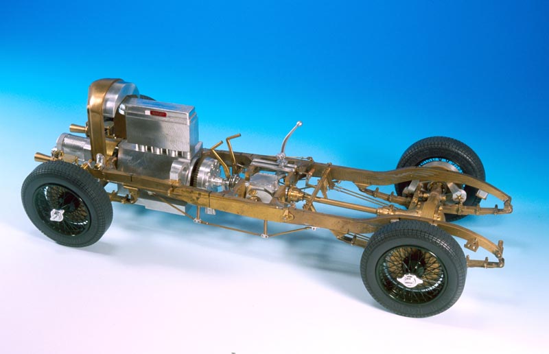 Bentley Construction The rolling chassis for Francisco's Bentley model.