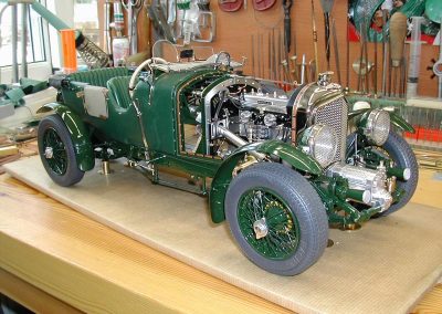 The nearly completed 1/10 scale Bentley.