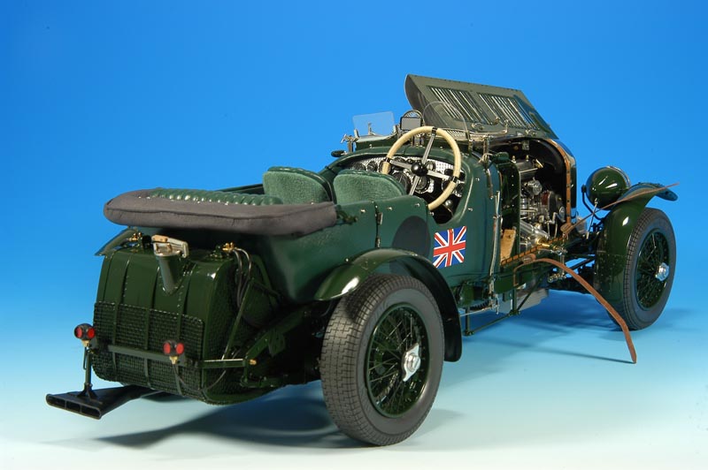 1/10 Scale Blower Bentley A rear view of Francisco's finished Bentley model.