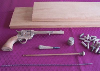 Robert's Colt Peacemaker revolver.