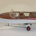 1/12 Scale Model Trojan Runabout Wooden Boat
