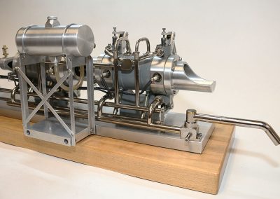 Doug's Snow engine on display.
