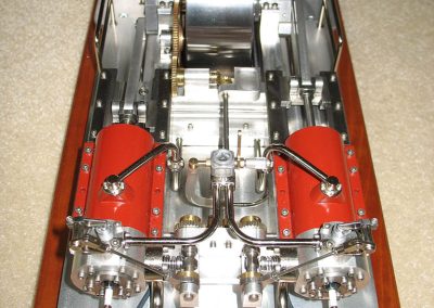 Doug's 2-cylinder Miller engine.