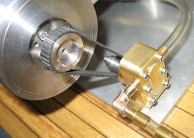 Doug’s opposed-piston, 2-cylinder engine.