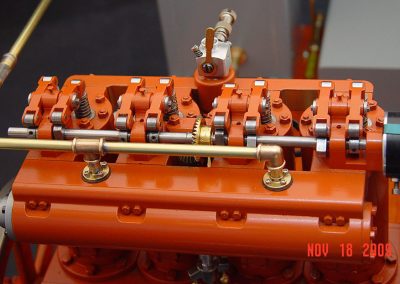 Doug's Bruce Macbeth engine on display.
