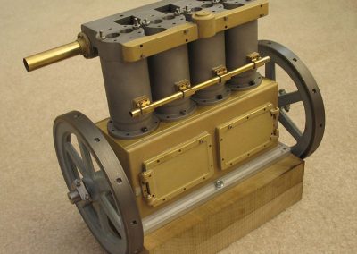 Machining the Bruce Macbeth engine.