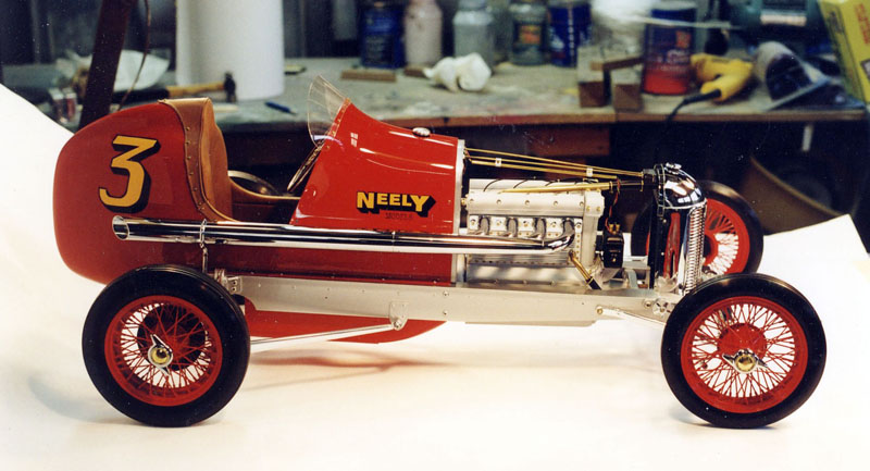 1/4 Scale Red Vintage Race Car #3