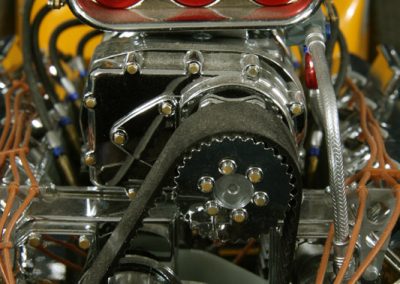 Will's scale model roadster engine.