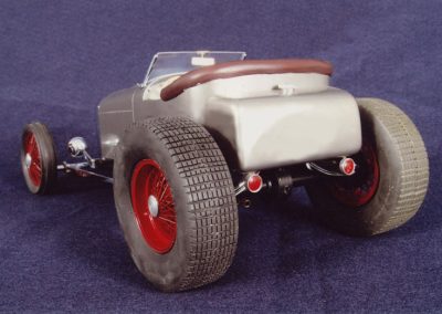 Will’s scale T Roadster with oversize rear tires.