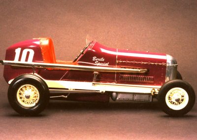 The handsome scale model “Barile Special” #10 car.